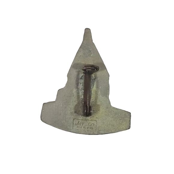 Vintage KANSAS JAYCEES TIN MAN PIN Jay CoPewter Lapel Pin Hat Tie Wizard of Oz - Picture 4 of 5